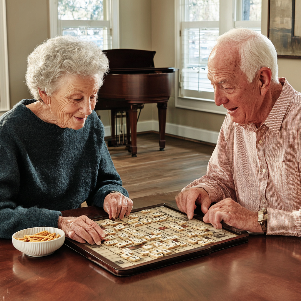 Sunlit common area at Vista Hills